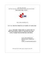 tiểu luận tìm hiểu th䄃āi độ của sinh viên vềhôn nhân đồng giới của trường đại họccông nghiệp thành phố hồ chí minh