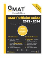 Gmat official guide 2023 - 2024