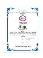 tiểu luận cơ cấu tổ chức chức năng và nhiệm vụ của tòa ánnhân dân việt nam theo hiến pháp 2013 những bất cậptrong hoạt động xét sử tại tòa án trong giai đoạnhiện nay