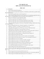 Câu hỏi Ôn tập môn Tố tụng Dân sự - ĐHQGHN