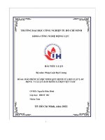 tiểu luận bảo hiểm xã hội theo quy định của bộ luật lao động và luật bảo hiểm xã hội việt nam