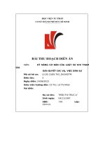 bài thu hoạch diễn án kỹ năng cơ bản của luật sư khi tham gia giải quyết các vụ việc dân sự