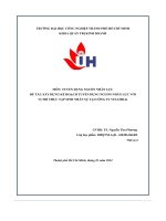 đề tài xây dựng kế hoạch tuyển dụng nguồn nhân lực với vị trí thực tập sinh nhân sự tại công ty vinamilk