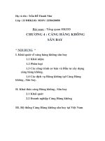 tổng quan hkdd cảng hàng không sân bay