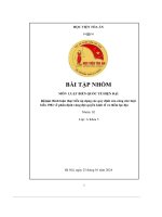 đề bài bình luận thực tiễn áp dụng các quy định của công ước luật biển 1982 về phân định vùng đặt quyền kinh tế và thềm lục địa