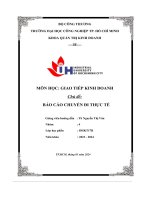 tiểu luận môn học giao tiếp kinh doanhchủ đề báo cáo chuyến đi thực tế đường sách thành phố hồ chí minh