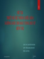 thiết kế hệ thống điều hòa không khí cho nhà bảo tàng đặt ở bến tre