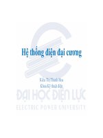 Slide bài giảng hệ thống Điện Đại cương