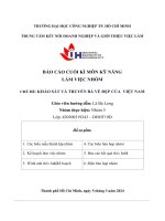 chủ đề khảo sát và truyền bá vẻ đẹp của việt nam