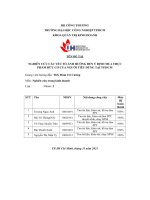 tiểu luận nghiên cứu các yếu tố ảnh hưởng đến ý định mua thựcphẩm hữu cơ của người tiêu dùng tại tp hcm