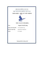 tiểu luận cuối khóa angten truyền sóng