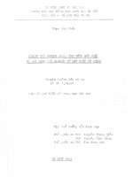 Luận án tiến sĩ hóa học: Nghiên cứu phương pháp thu tổng đất hiếm và xác định các nguyên tố đất hiếm từ quặng