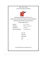bài thu hoạch diễn án dân sự lần 2 tranh chấp bồi thường thiệt hại ngoài hợp đồng nguyên đơn phan thị thùy linh nguyễn thị cơ