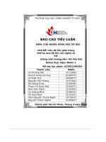 tiểu luận chủ đề vấn đề tôn giáo trongthời kỳ quá độ lên chủ nghĩa xãhội