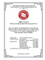 Tiểu luận GDTM QT