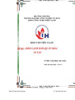 thiết kế kho lạnh bảo quản hoa 10 tấn