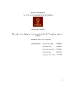 The Project Of Developing New Tourism Product Ideas For Thang Long Imperial Citadel.pdf