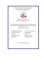 tiểu luận những lưu ý khi tổ chức trò chơi cho người lớn tuổi 50 60 tuổi tại nhà văn hóa thanh niên quận gò vấp