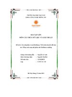 Đề Tài 6 Cây Nhị Phân Và Mã Huffman. Viết Trình Chuyển Đổi Bản Text Tiếng Anh Sang Nhị Phân Nhờ Huffman Codding.pdf