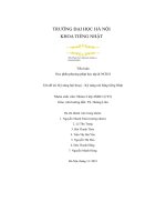 tiểu luận học phần phương pháp học tập nckh kỹ năng hội thoại kỹ năng nói bằng tiếng nhật