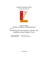recognizing the sign language of people with disabilities using computer vision