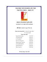 báo cáo bài tập lớn anten và truyền sóng đề tài anten loga chu kỳ
