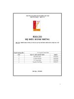 Báo Cáo Hệ Điều Hành Nhúng Đề Tài Triển Khai Thuật Toán Lập Lịch Phản Hồi Hàng Đợi Đa Cấp.pdf