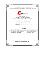 tiểu luận môn kỹ năng làm việc nhóm chủ đề thông tin sinh viên iuh cần biết