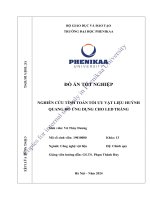 nghiên cứu tính toán tối ưu vật liệu huỳnh quang đỏ ứng dụng cho led trắng