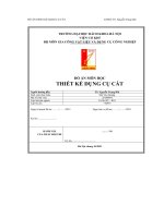 đồ án môn học thiết kế dụng cụ cắt