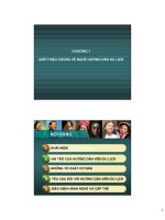 Bài giảng Nghiệp vụ Hướng dẫn du lịch