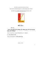 tính toán thiết kế hệ thống sấy thùng quay để sấy hạt ngô năng suất 180kg h