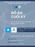 đồ án cuối kỳ chuyển đổi số và trí tuệ nhân tạo xây dựng giải pháp chuyển đổi số cho doanh nghiệp