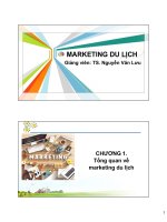 Bài giảng Marketing du lịch