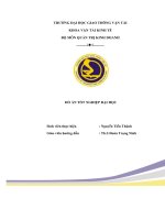 ẢNH HƯỞNG CỦA DỊCH VỤ CHĂM SÓC KHÁCH HÀNG ĐẾN SỰ HÀI LÒNG CỦA KHÁCH HÀNG TẠI CÔNG TY CỔ PHẦN BKT