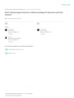 past hướng dẫn phần mềm thống kê cổ sinh học dành cho giáo dục và phân tích dữ liệu