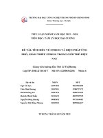 tiểu luận tìm hiểu về strees và biện pháp ứng phó giảm thiểu stress trong giới trẻ hiện nay