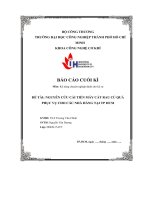 tiểu luận đề tài nguyên cứu cải tiến máy cắt rau củ quảphục vụ cho các nhà hàng tại tp hcm