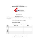 tiểu luận tiểu luậnmôn kinh tế vi mô chuyên đề phân tích tình hình cung cầu xe máy ở việt nam