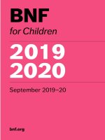 Bnf for children bnfc 2019 2020 1