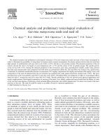 Báo cáo khoa học mangostana seed