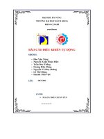 báo cáo điều khiển tự động tín hiệu điện mạch điều khiển bằng điện hoặc plc phần mềm