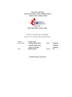 báo cáo môn nhập môn công nghệ công ty cổ phần sữa vinamilk địa chỉ na7 mỹ phước bến cát bình dương