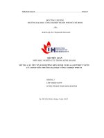 các yếu tố ảnh hưởng đến hành vi mua sắm trực tuyếncủa sinh viên trường đại học công nghiệp tphcm