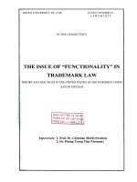 Luận án tiến sĩ luật học: The issue of 