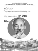 Tài liệu hỏi đáp tư tưởng hồ chí minh