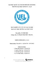 Tiểu Luận Vấn Nạn Xã Hội Bạo Lực Học Đường Tại Việt Nam.pdf