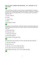 Đáp Án trắc nghiệm tội phạm học  tvu  Đại học từ xa trà vinh