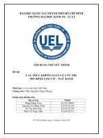 thuyết trình cấu trúc không gian của vũ trụ mô hình tam tài ngũ hành