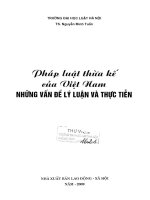 Pháp luật thừa kế của Việt Nam - Những vấn đề lý luận và thực tiễn - Nguyễn Minh Tuấn